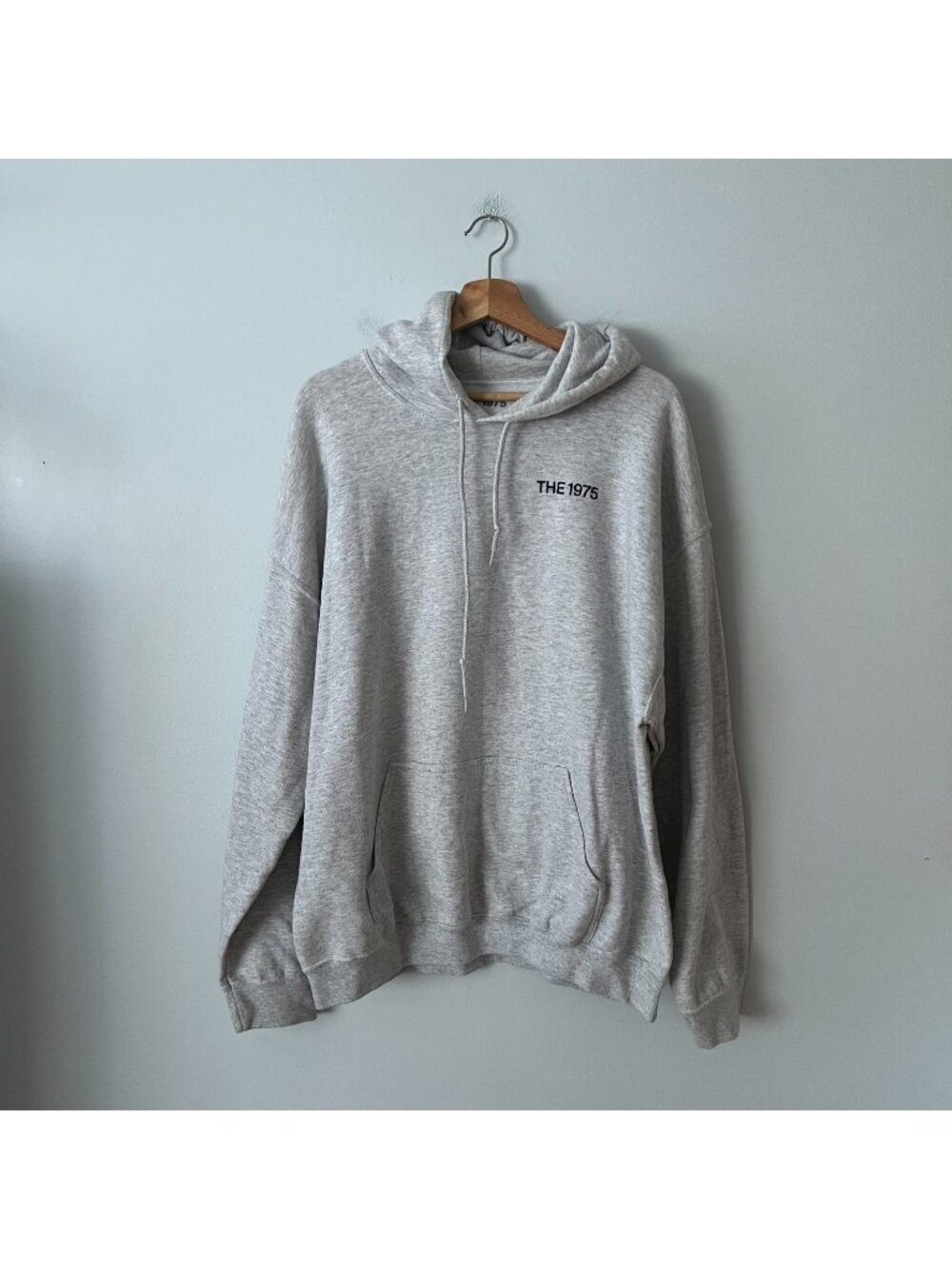 The 1975 Unisex Gray Pullover Hoodie ABIIOR MFC Size XL